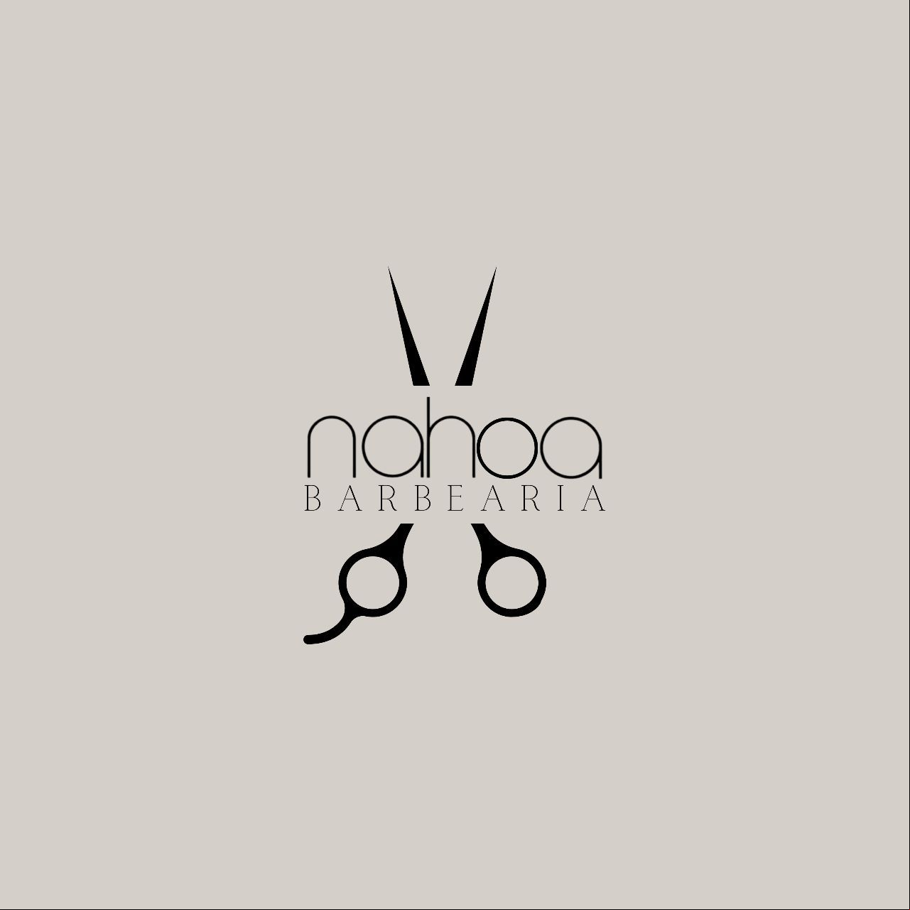 logo:BARBEARIA NAHOA